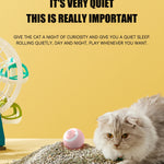 Cat Interactive Ball Electric Automatic Rolling Ball Smart Toys for Cats Smart Cat Toy Rotating Ball Cat Game Accessories