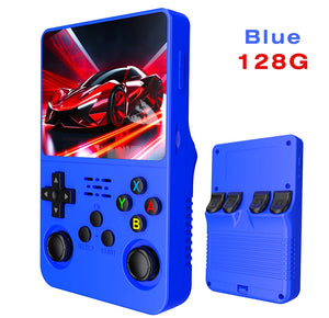 BOYHOM Open Source R36S Retro Handheld Game Console Linux System 3.5 Inch IPS Screen Portable Pocket Video Player 64GB Game gift