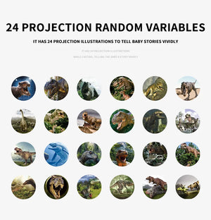 24 Patterns Flashlight Projector Lamp Educational Toy Kids Children Gift dinosaur creative projector interesting Bedtime game