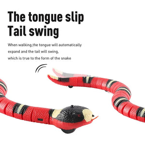 Automatic Cat Toys Interactive Smart Sensing Snake