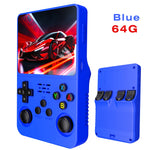 BOYHOM Open Source R36S Retro Handheld Game Console Linux System 3.5 Inch IPS Screen Portable Pocket Video Player 64GB Game gift