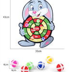 Educational Games Dart Board Baby Toy Stickey Ball Dart Indoor Sports Child Montessori Games for Children 3 to 7 Years