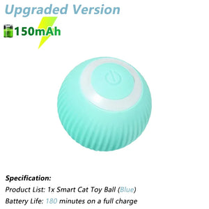 Cat Interactive Ball Electric Automatic Rolling Ball Smart Toys for Cats Smart Cat Toy Rotating Ball Cat Game Accessories