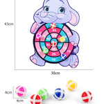 Educational Games Dart Board Baby Toy Stickey Ball Dart Indoor Sports Child Montessori Games for Children 3 to 7 Years