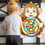 Educational Games Dart Board Baby Toy Stickey Ball Dart Indoor Sports Child Montessori Games for Children 3 to 7 Years