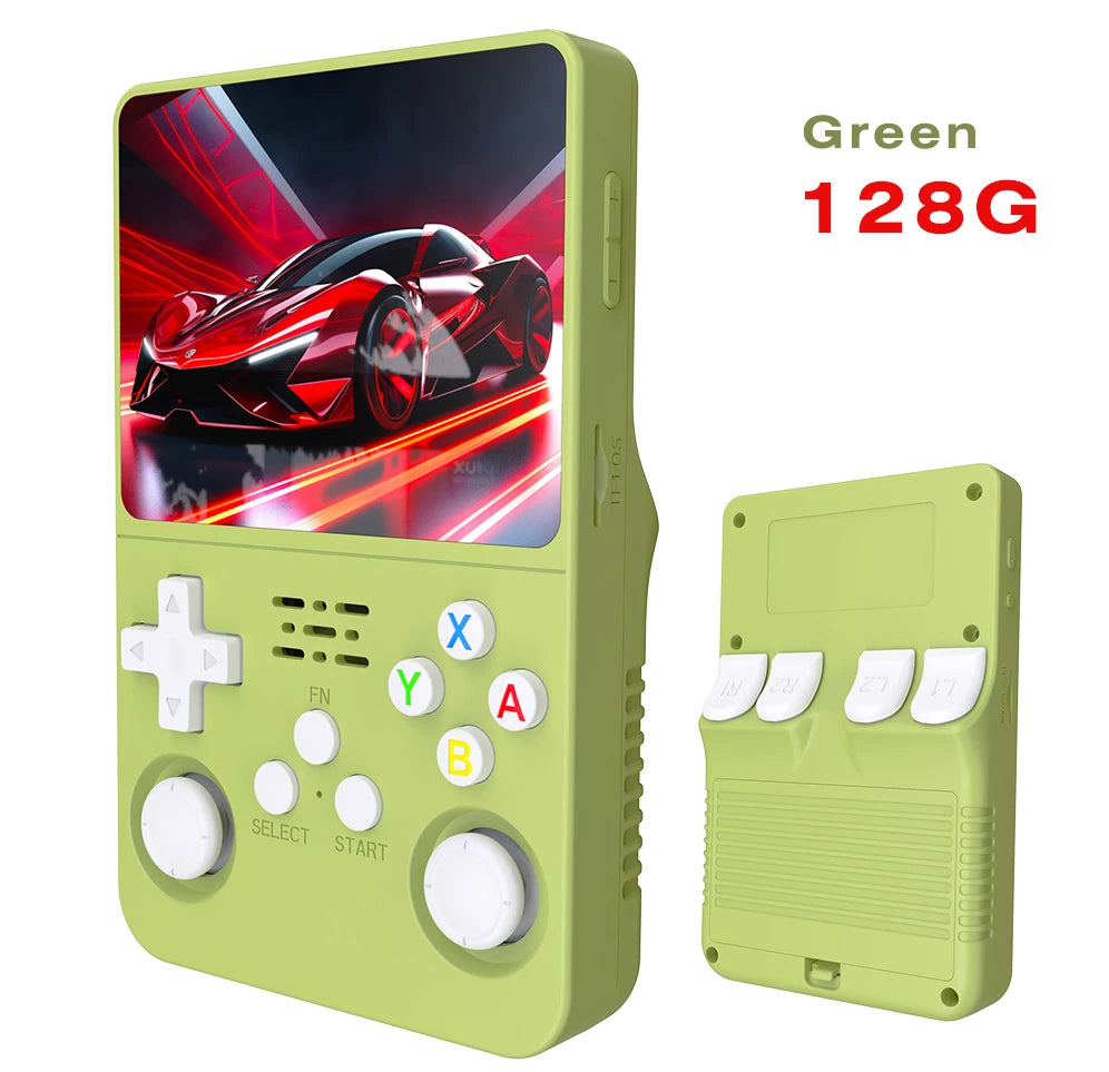 BOYHOM Open Source R36S Retro Handheld Game Console Linux System 3.5 Inch IPS Screen Portable Pocket Video Player 64GB Game gift