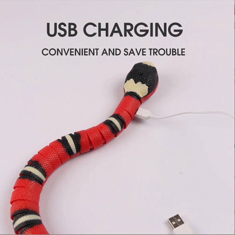 Automatic Cat Toys Interactive Smart Sensing Snake