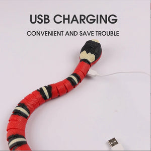 Automatic Cat Toys Interactive Smart Sensing Snake