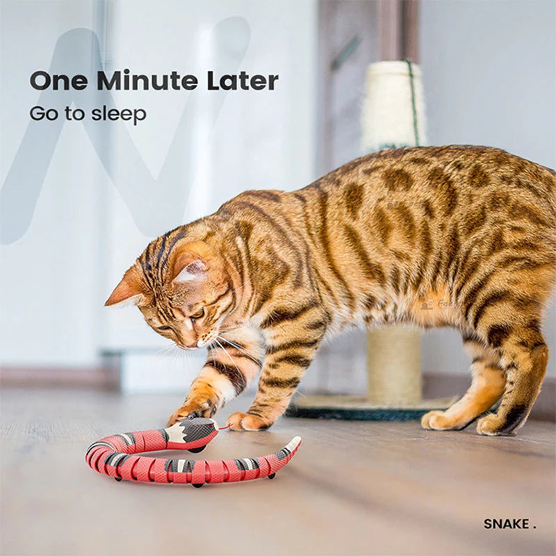 Automatic Cat Toys Interactive Smart Sensing Snake
