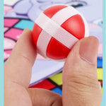 Educational Games Dart Board Baby Toy Stickey Ball Dart Indoor Sports Child Montessori Games for Children 3 to 7 Years