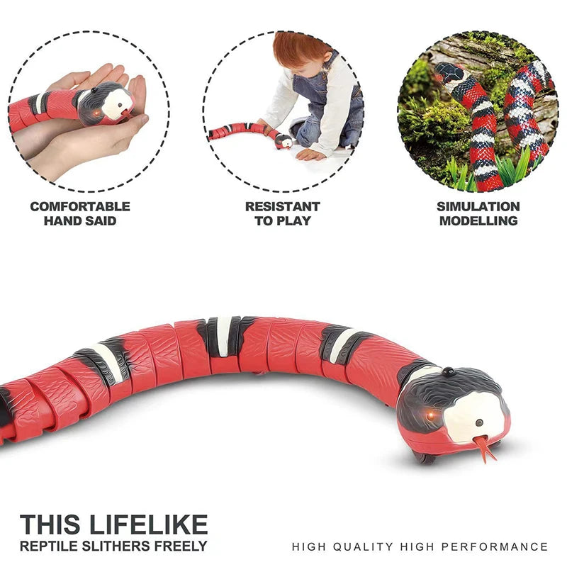 Automatic Cat Toys Interactive Smart Sensing Snake