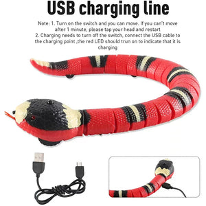 Automatic Cat Toys Interactive Smart Sensing Snake