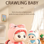 Baby toys learn to crawl guide head up practice training puzzle early education crawling baby sound light music