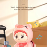 Baby toys learn to crawl guide head up practice training puzzle early education crawling baby sound light music