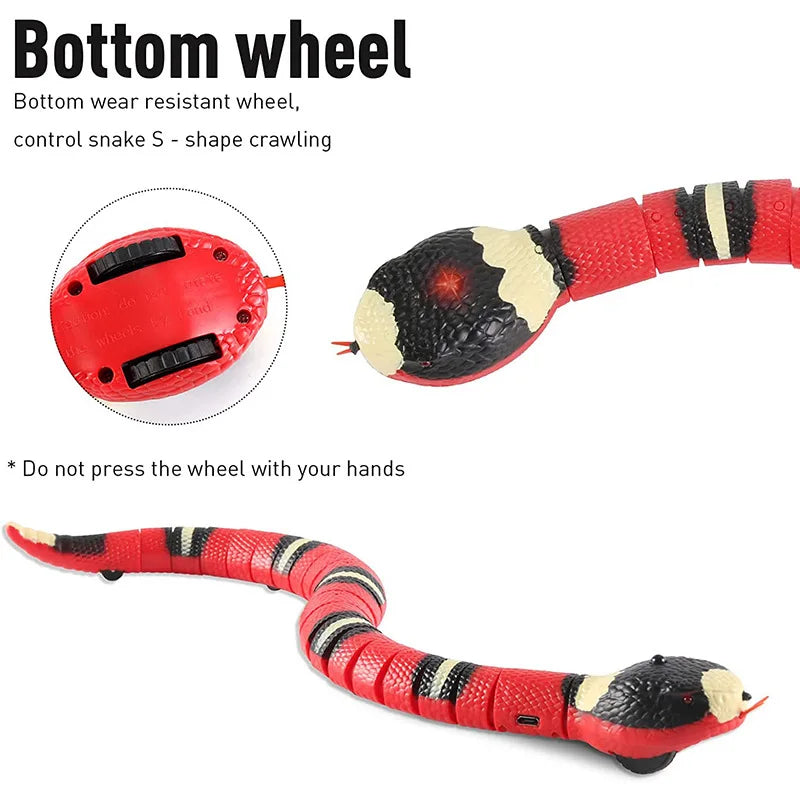 Automatic Cat Toys Interactive Smart Sensing Snake